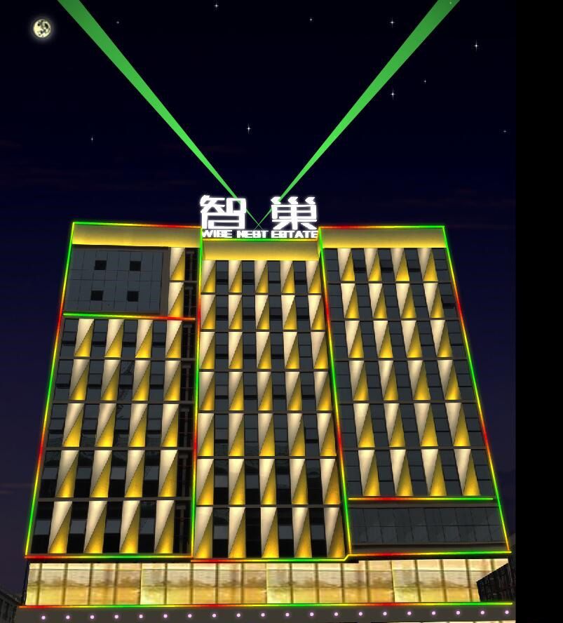 樓體亮化效果圖